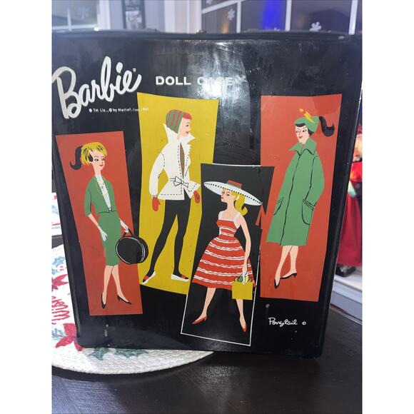 Mattel Other - VTG 1995 Solo In The Spotlight Barbie Mattel 1960 Repro. + 1961 Case + Books